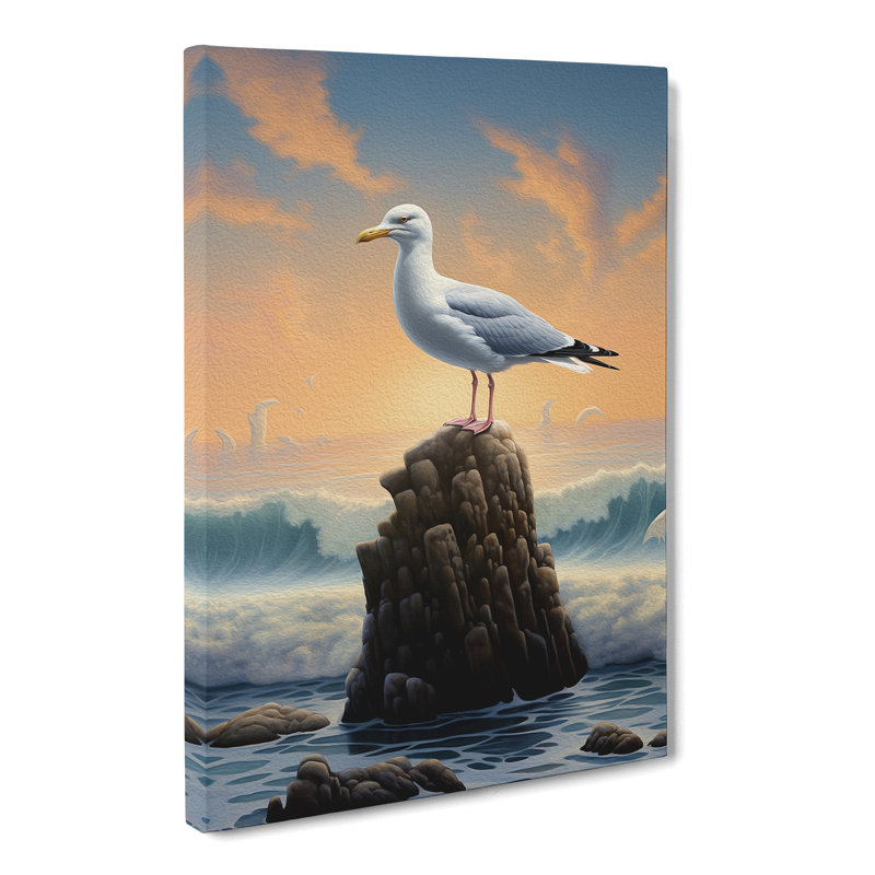 Seagull Surrealism - No Frame Print, 76cm H x 50cm W x 3cm D