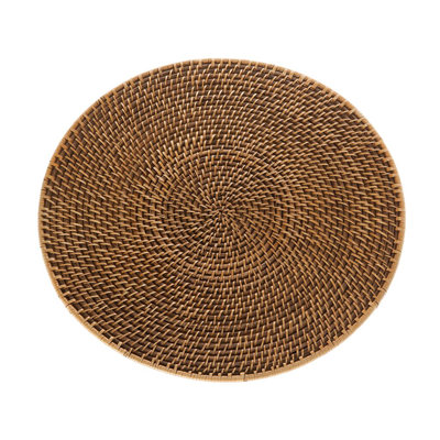Bavan Jute Solid Colour Round Placemat