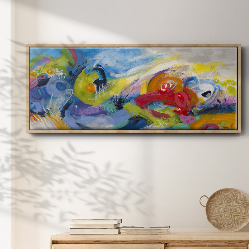 Racing Forms - Toile encadrée, H 24 po x l 60 po