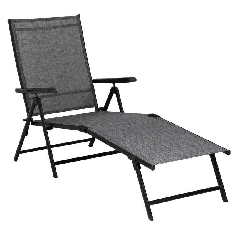 Chaise de patio inclinable