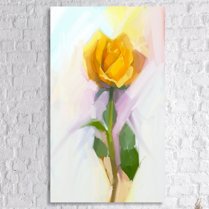 " Yellow Rose ", 60" H x 36" W x 1.5" D
