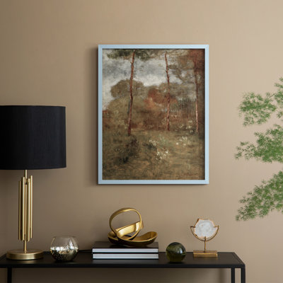 «Vintage Landscape CLXVII», reproduction encadrée - bois massif