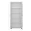 Armoire de rangement avec deux portes pour salle de bain, bureau, tablette réglable