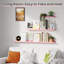 6 tablettes flottantes roses