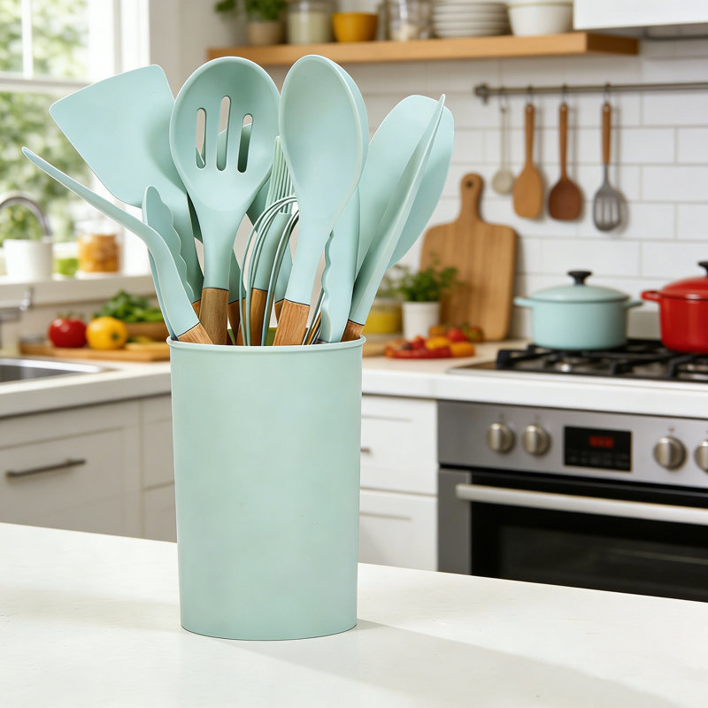 Cylinder Utensil Storage Set