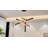 3-Light Wooden Linear Pendant Light Suitable for Living Room Dining Room Kitchen Island Walnut Color 3000K is Dimmable