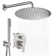 Dual Function Complete Shower System with Rough in-Valve