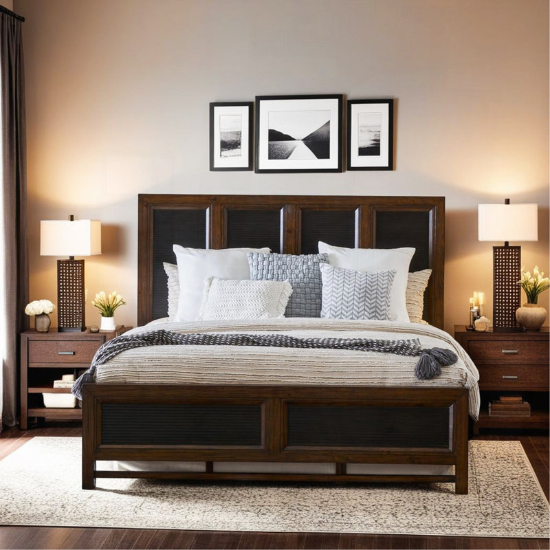 Panel Bed, Queen