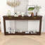 Console élégante en bois avec plusieurs tiroirs de rangement-1813296005
