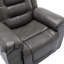 Fauteuil inclinable manuel de cinéma à 3 places avec deux porte-gobelets intégrés pour le salon