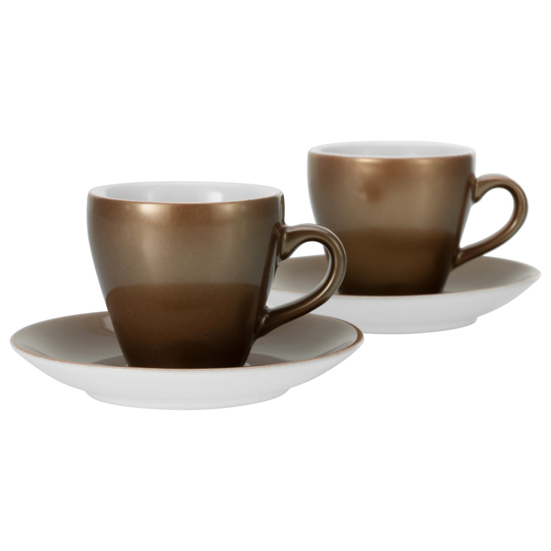 Creatable, 25849, Serie Golden Days, Geschirrset, Espressoset 4-tlg