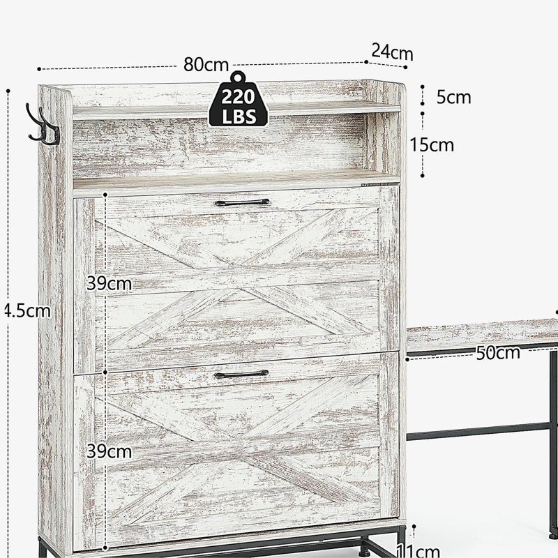 Armoire à chaussures grande capacité