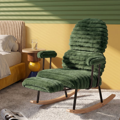 Chaise berçante à glace