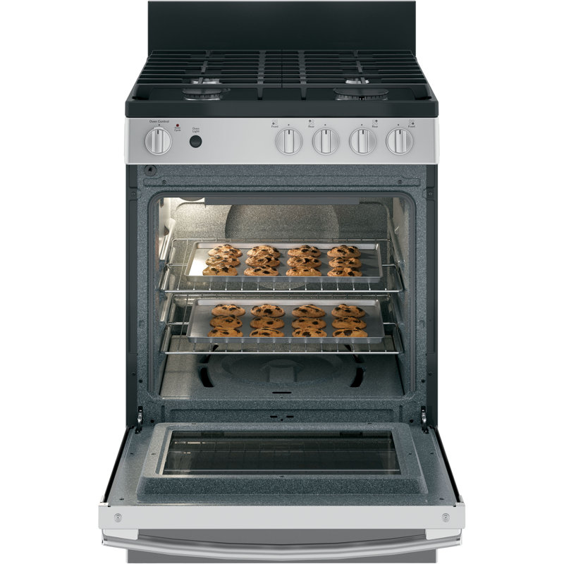 24" 2.9 cu. ft. Freestanding Gas Range with Modular Backguard