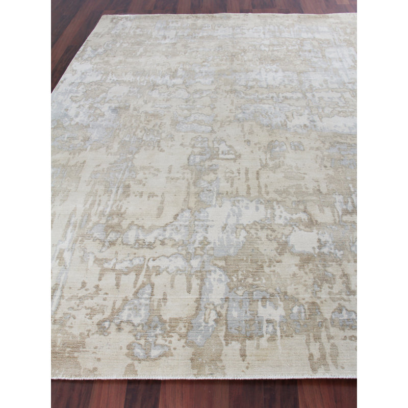Murano Area Rug, Rectangle 12' x 15', Gold/Ivory