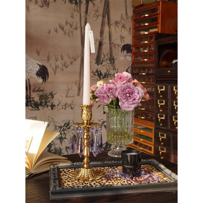 7.87'' H Metal Tabletop Candlestick