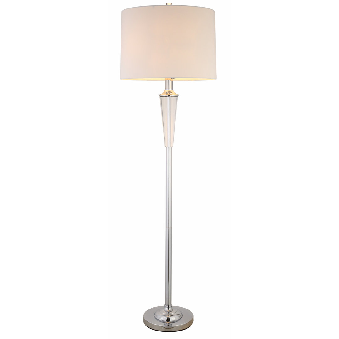 60'' Chrome Traditional Floor Lamp Artiva USA