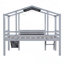 Lit mezzanine simple avec échelle et glissade