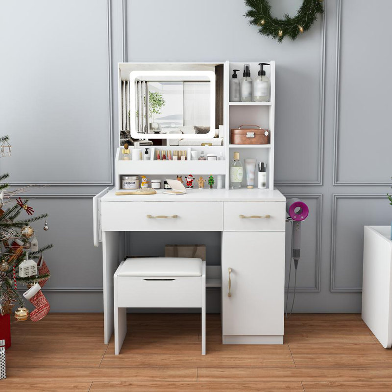 Luxury Lighted Vanity Set