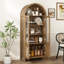 Vitrine de rangement arquée de 71 po de hauteur-114229064