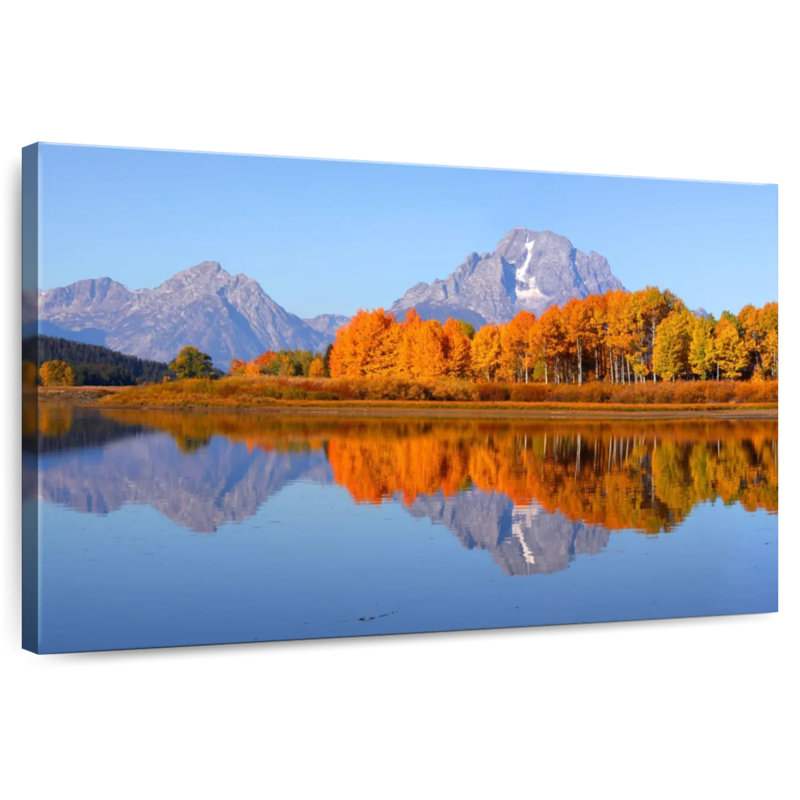 Alvord Grand Teton Autumn Lake, H 8 po x l 12 po