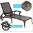 Aluminium Cast Reclining Chaise Lounge Chair With Adjustable Backrest And Durable Weather-Resistant Finish For Outdoor Relaxation-968383204