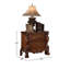 Table de chevet en bois avec 2 tiroirs-738330685