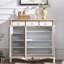 Armoire d'appoint en bois massif Fine Carved Art