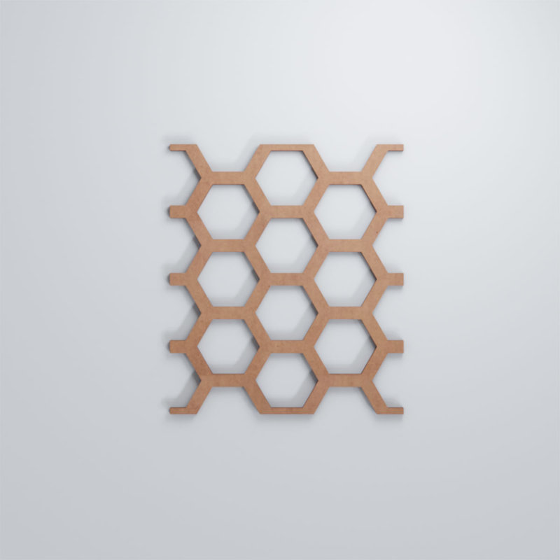 Panneaux muraux Westmore, Naturel, H 11 3/8 po x l 7 1/2 po x P 3/8 po