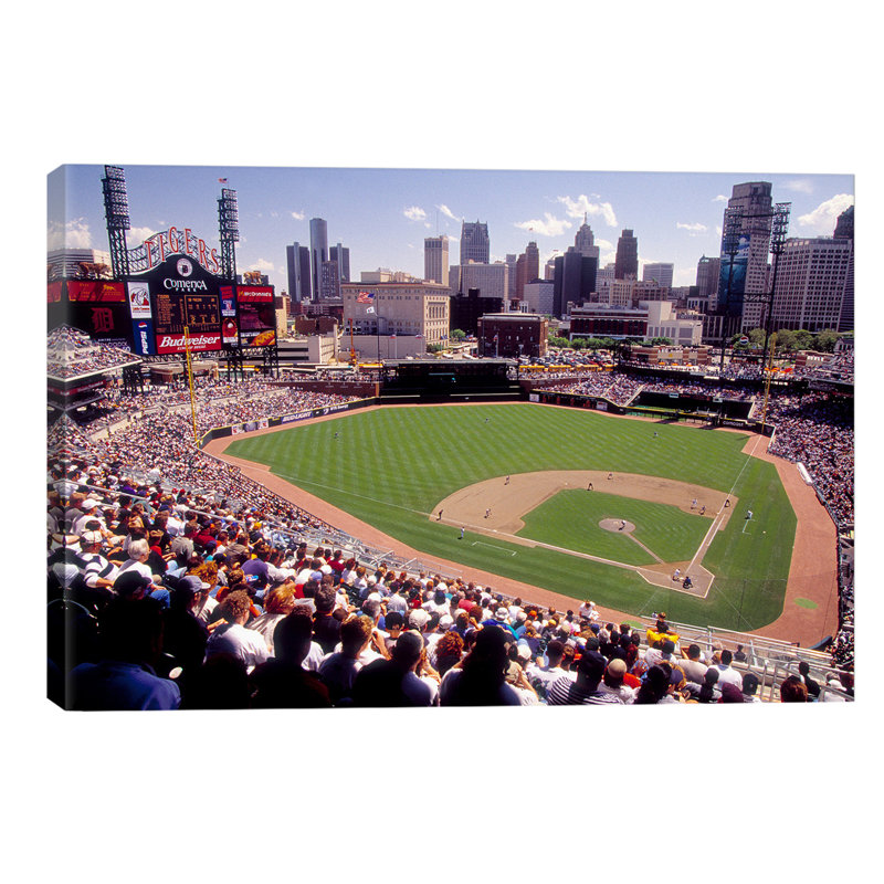 Home Of The Detroit Tigers Baseball Team, Comerica Park, Detroit, Michigan, USA by Panoramic Images - Print on Canvas
