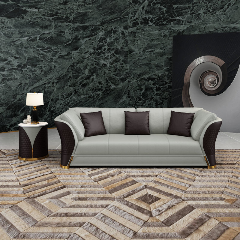 Sofa, 32.5" H x 98.5" W x 39.5" D