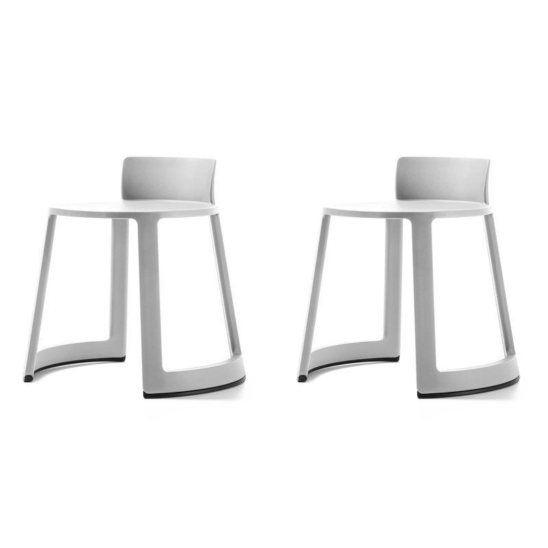 Revo Stool - Eco Light Gray (set Of 2), Light Gray