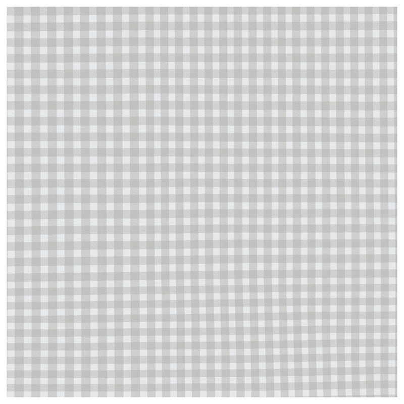 Gray Gingham Checkered Blankets, 50in W x 60in H