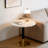 Round Terrazzo Dining Table – Tabletop & Base Included, Commercial & Residential Use For Café, Restaurant, Patio & Small Spaces-130118766