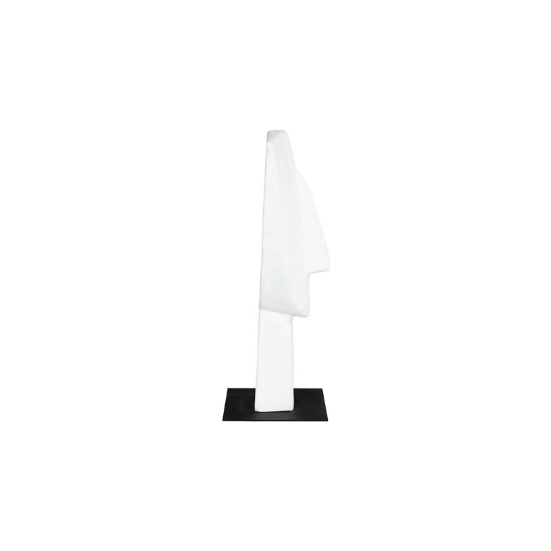Cycladic Head Sculpture, Classic, White, 40" H x 18" W x 15" D