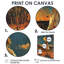 «Moonlight Memories Full Moon Prairie», art mural mode femme-516882565-516882574