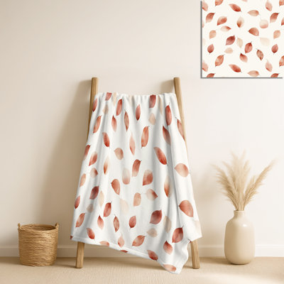 Couverture polaire Boho Nature Earthy - Floral