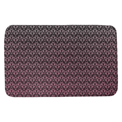 Tapis de salle de bain déco Leffel