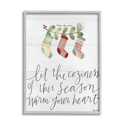 «Coziness of this Season» par Katie Doucette - Art textuel