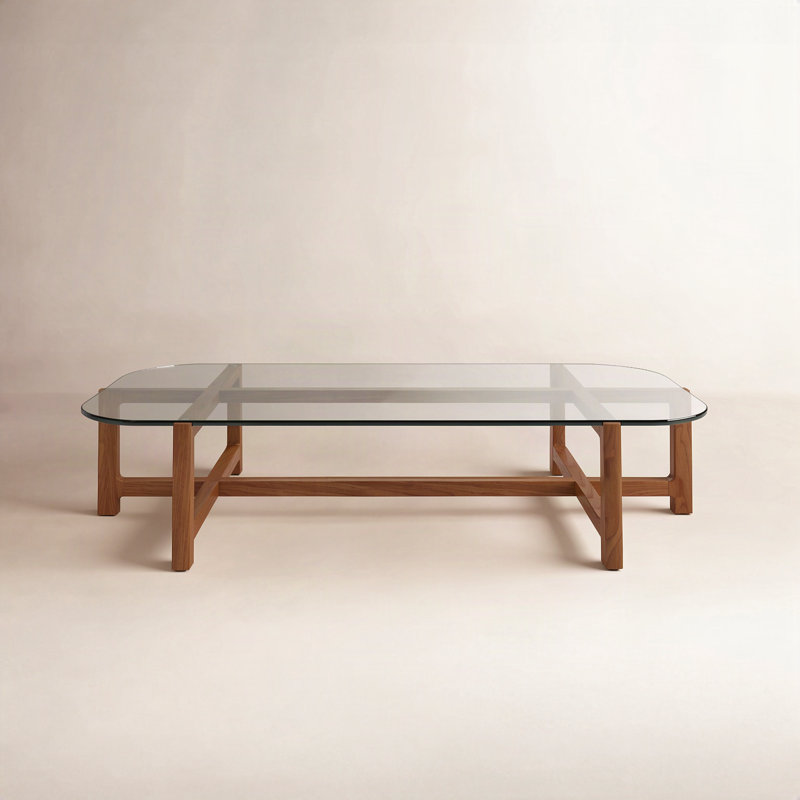 Quarry Coffee Table, Vintage Smoke Performance, Walnut