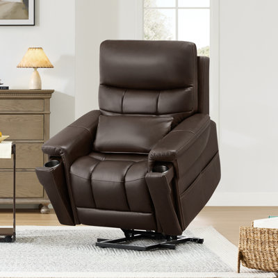 Fauteuil inclinable électrique à deux moteurs avec massage et chaleur