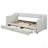 Adjustable Upholstered Daybed With Two Spacious Drawers-1313944346