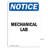 Mechanical Lab Sign
