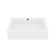 Dublin 510mm x 310mm White Rectangular Countertop Basin Bathroom Sink with Overflow