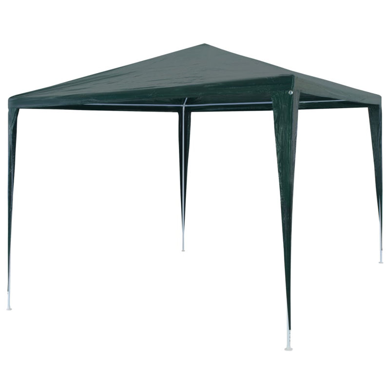3m x 3m Steel Party Tent, Green