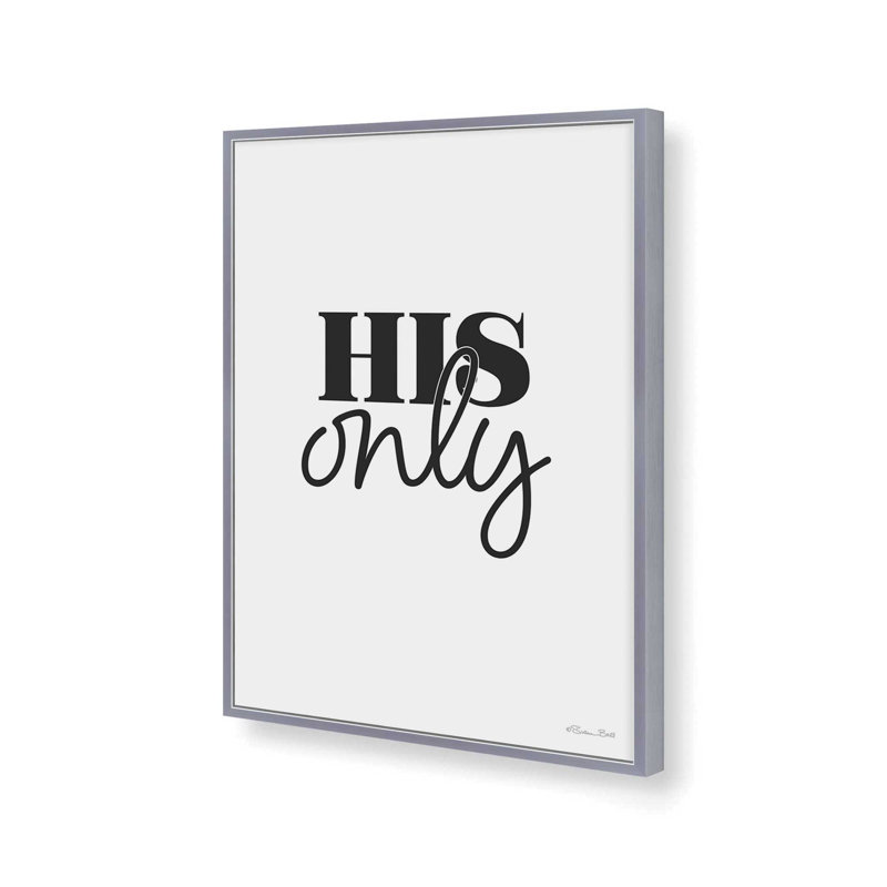 His Only by Susan Ball Art Print, 30 W x 40 H, Silver, Framed Print