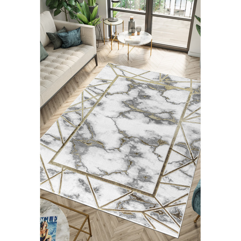 Abstract Area Rug, Rectangle 160 x 230 cm