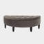 Banc de rangement à couvercle rabattable rembourré-128338593