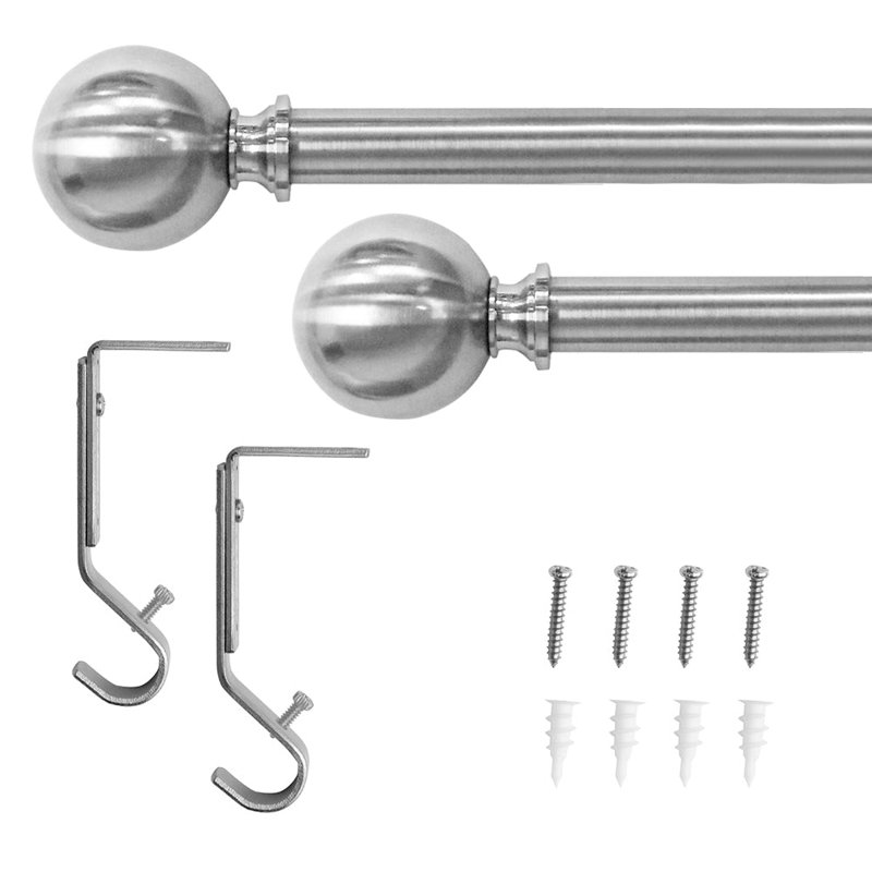 Largeur totale en acier Sharley x 0,75 diamètre, 36" - 66"