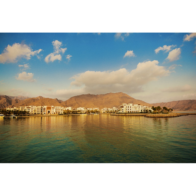 As Sifah Bay Oman - Wrapped Canvas Print, 81cm H x 122cm W x 3.8cm D